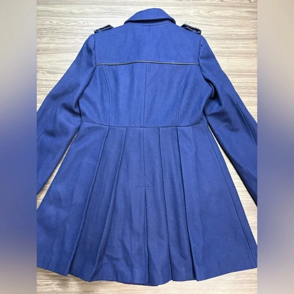 Centigrade Navy Wool Pea Coat Size Small - Picture 4 of 9